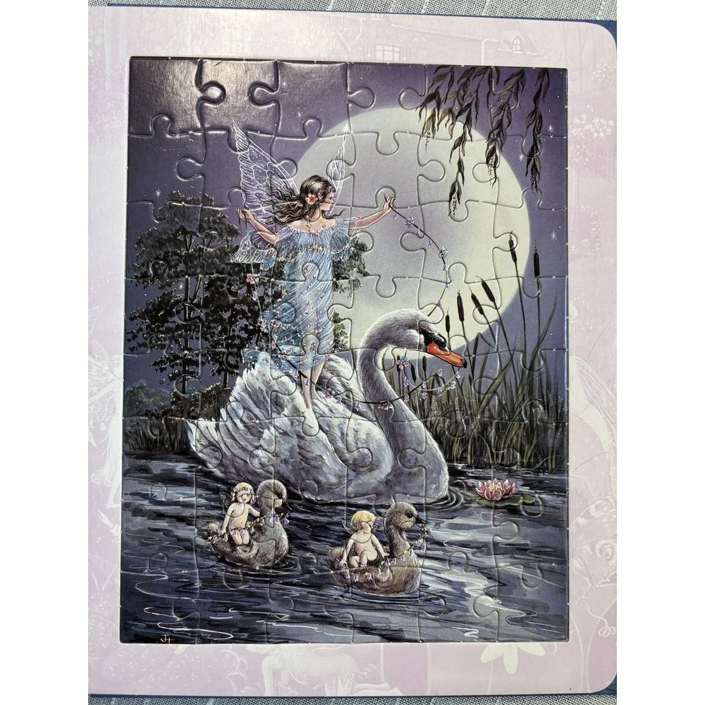 Beautiful Fairyland Kitty Jigsaw Book 4 Enchanting Puzzles Like New